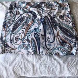 Aryeh Multicolor Paisley Skort